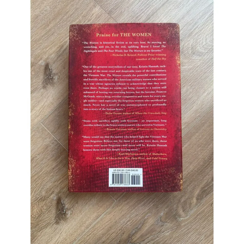 Kristin Hannah The Women Hardcover Historical Fiction Vietnam War Novel 2024